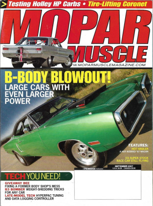 MOPAR MUSCLE 2007 SEPT - HEMI CORONET DRAG CAR